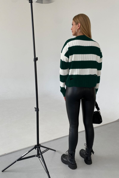 Свитер BRELA 2318 черно-зеленый - фото 7
