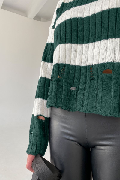 Свитер BRELA 2318 черно-зеленый - фото 4