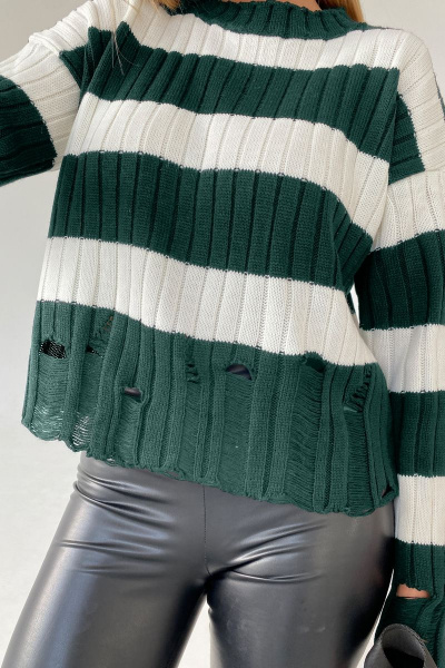 Свитер BRELA 2318 черно-зеленый - фото 3