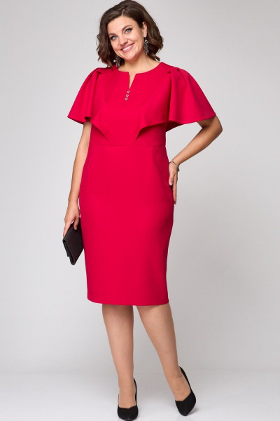 Платье EVA GRANT 7295 красный - фото 9