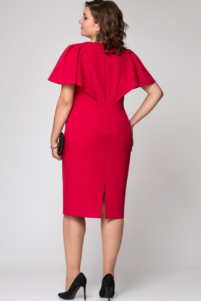 Платье EVA GRANT 7295 красный - фото 7