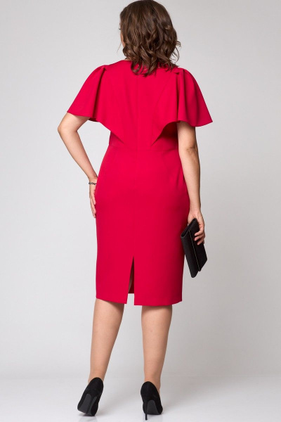 Платье EVA GRANT 7295 красный - фото 4