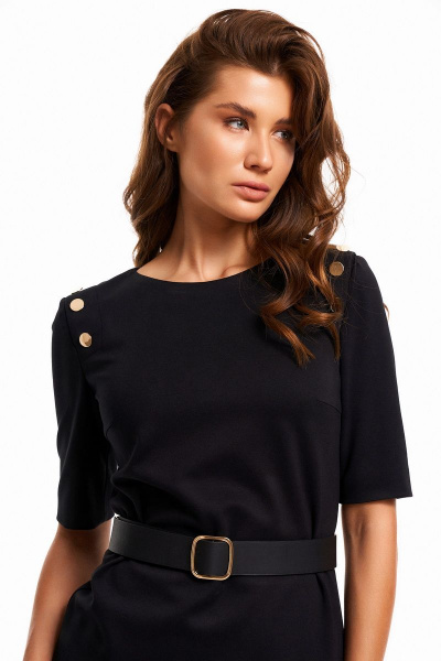 Платье KaVaRi 1066 черный - фото 8