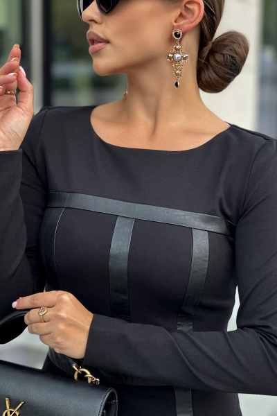 Платье Dilana VIP 1999 черный - фото 6