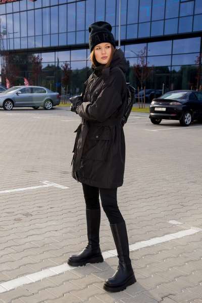 Пальто DOGGI 5026/1 черный - фото 5