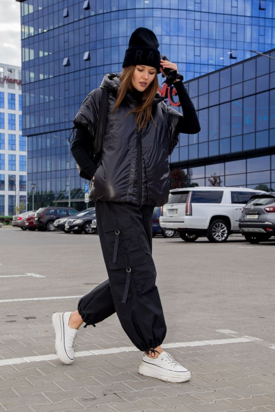 Жилет DOGGI 0144 черный - фото 4