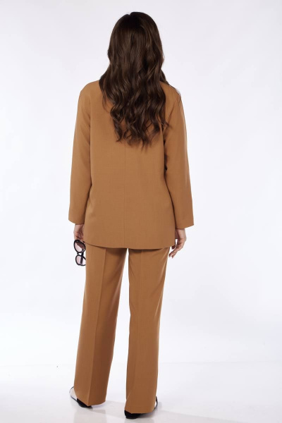 Брюки, жакет Vilena 898 карамель - фото 9