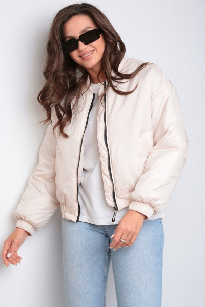 Бомбер утепленный свободный из плащёвой ткани Modema м.1051/3 - фото 2