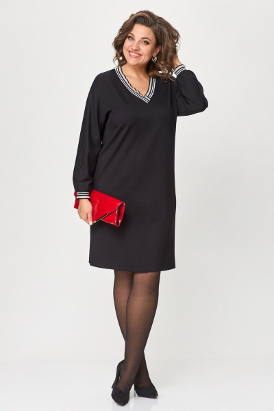Платье T&N 7448 черный - фото 3