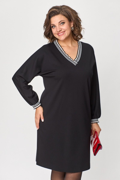 Платье T&N 7448 черный - фото 4