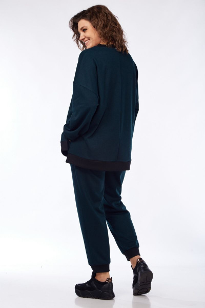 Брюки, джемпер Mubliz 129 изумруд - фото 2