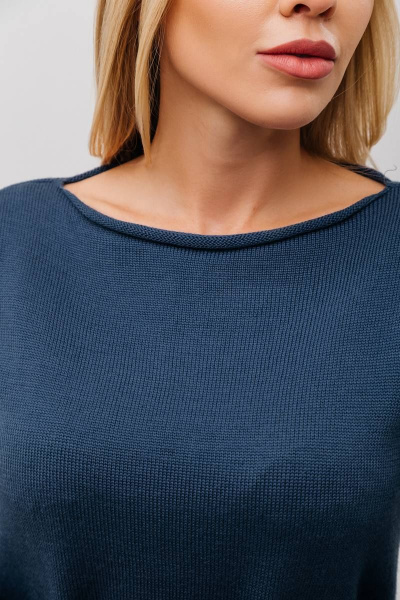 Демисезонное длинное шерстяное платье с длинными рукавами Romgil РВ0002-ШЕ5 габардин - фото 4