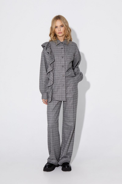 Брюки, рубашка PiRS 4780 серый - фото 9