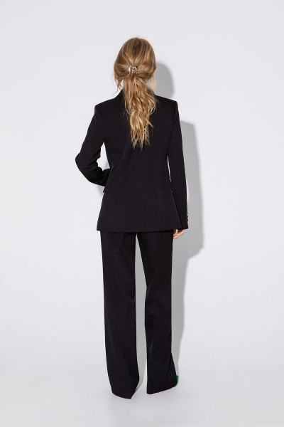 Брюки, Жакет и Майка комплект для делового стиля PiRS 4818 черный - фото 12