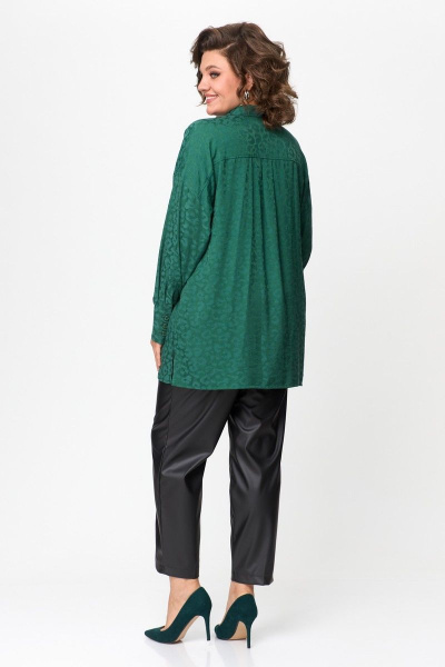 Блуза ANASTASIA MAK 1143 зелёный - фото 3