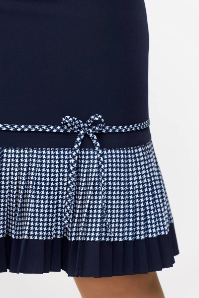 Платье Moda Versal П2233 темно-синий+лапка - фото 5