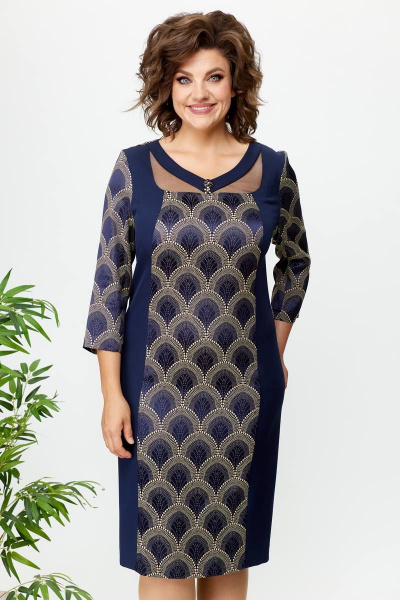 Платье Moda Versal П1549 чешуя - фото 2