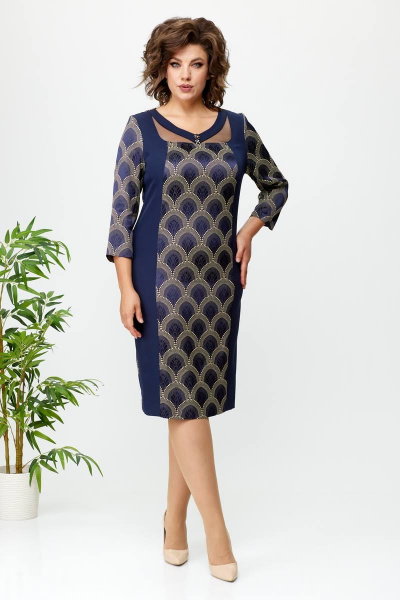 Платье Moda Versal П1549 чешуя - фото 1