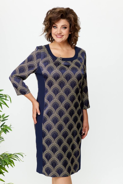 Платье Moda Versal П1647 чешуя - фото 3