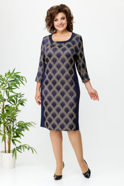 Платье Moda Versal П1647 чешуя - фото 1