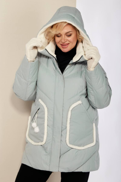 Куртка Shetti 2131 ментол - фото 4