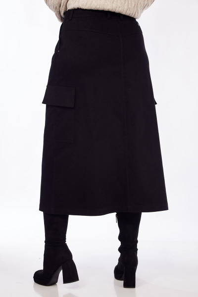 Демисезонная юбка А-силуэта с карманами и разрезом Jurimex 3007 - фото 4
