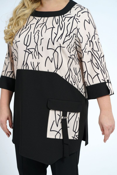 Туника Медея и К 2191 черный - фото 7