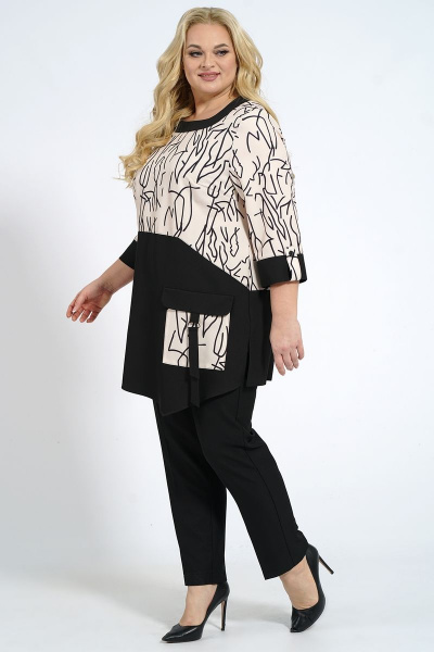 Туника Медея и К 2191 черный - фото 4