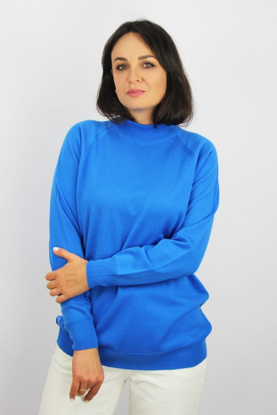 Свитер прямого силуэта из вязаного трикотажа Полесье С3316-15 5С1754-Д43 158,164 неман - фото 4