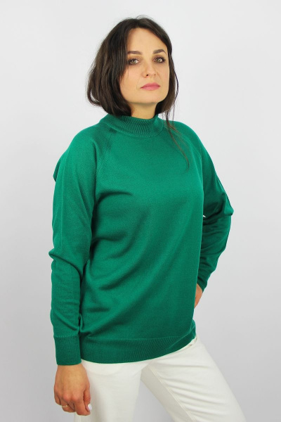 Свитер из вязаного трикотажа с длинным рукавом реглан Полесье С3316-15 5С1754-Д43 170,176 зеландия - фото 5