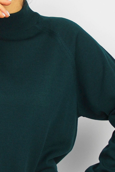 Свитер из вязаного трикотажа с длинным рукавом реглан Полесье С3316-15 5С1754-Д43 170,176 кедр - фото 6