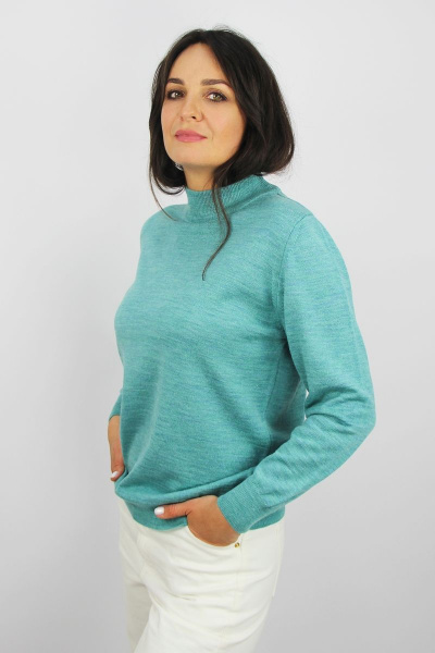 Свитер Полесье С3731-23 3С8784-Д43 170,176 изумрудно-голубой - фото 2