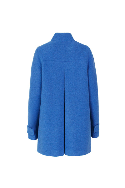 Пальто на каждый день из пальтовой ткани, голубое, однобортное Elema 1-12465-1-170 голубой - фото 3