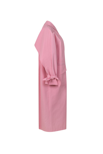 Плащ на каждый день из плащевой ткани, розовый, демисезон Elema 2-13092-1-164 розовый - фото 2