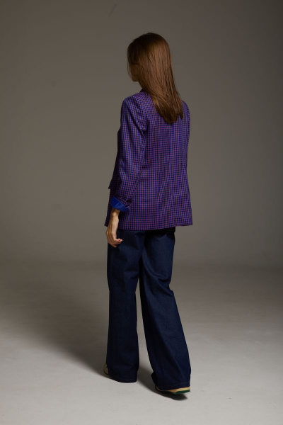 Брюки DAVA 187 синий - фото 4