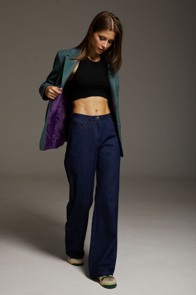 Брюки DAVA 187 синий - фото 2