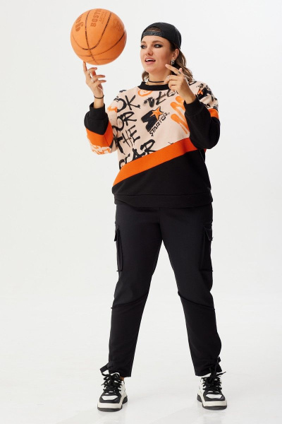 Джемпер BegiModa 4075 оранж - фото 6