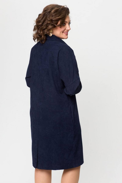 Платье Ollsy 01656 темно-синий - фото 4