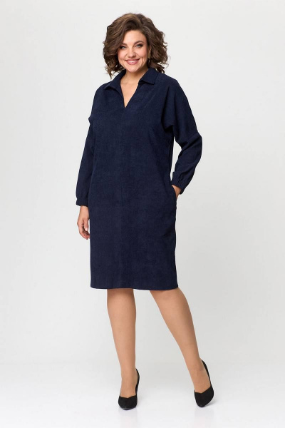 Платье Ollsy 01656 темно-синий - фото 1