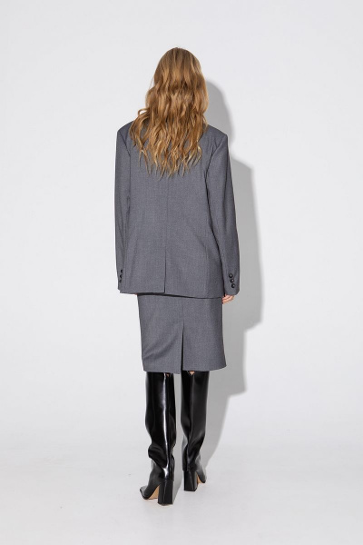 Костюм-двойка жакет юбка деловой стиль PiRS 5028 - фото 7