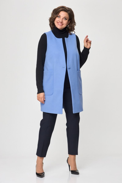 Жилет Abbi 6011 голубой - фото 10