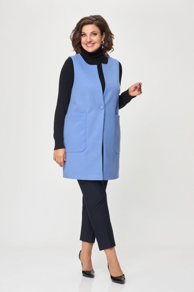 Жилет Abbi 6011 голубой - фото 6