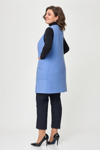 Жилет Abbi 6011 голубой - фото 4