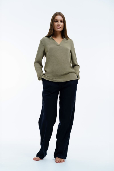 Блуза Manika Belle 329А01/18 олива - фото 4