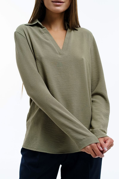 Блуза Manika Belle 329А01/18 олива - фото 2