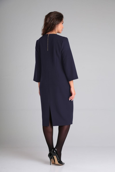 Платье в стиле минимализм с вырезом и разрезом ALEZA 1169.1 - фото 2