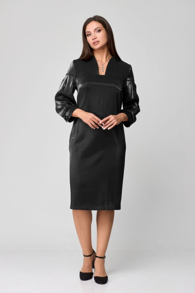 Платье полуприлегающего силуэта с фигурным вырезом ALEZA 1171 - фото 1