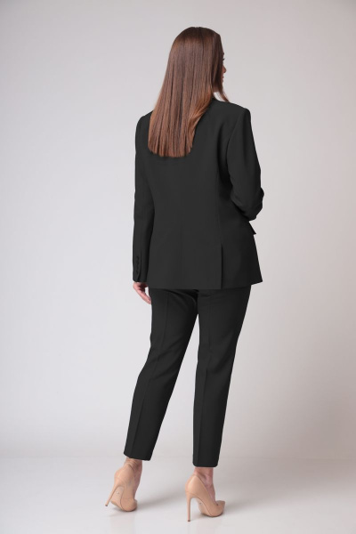Костюм жакет и брюки из текстиля с бэйлардным воротником ALEZA 1173 - фото 3