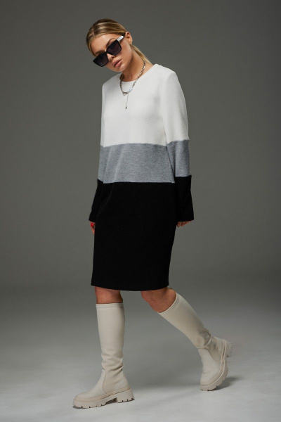 Платье Galean Style 915 черный - фото 3