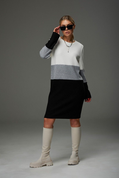 Платье Galean Style 915 черный - фото 1